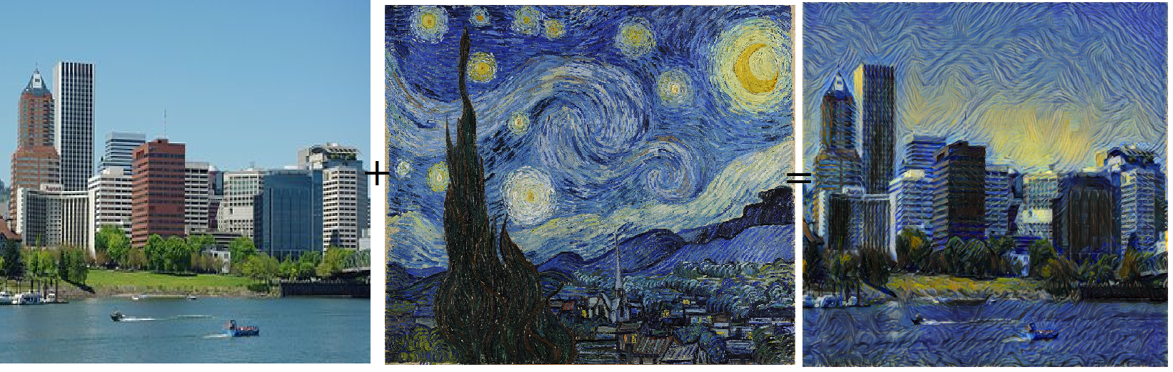 Neural style transfer result